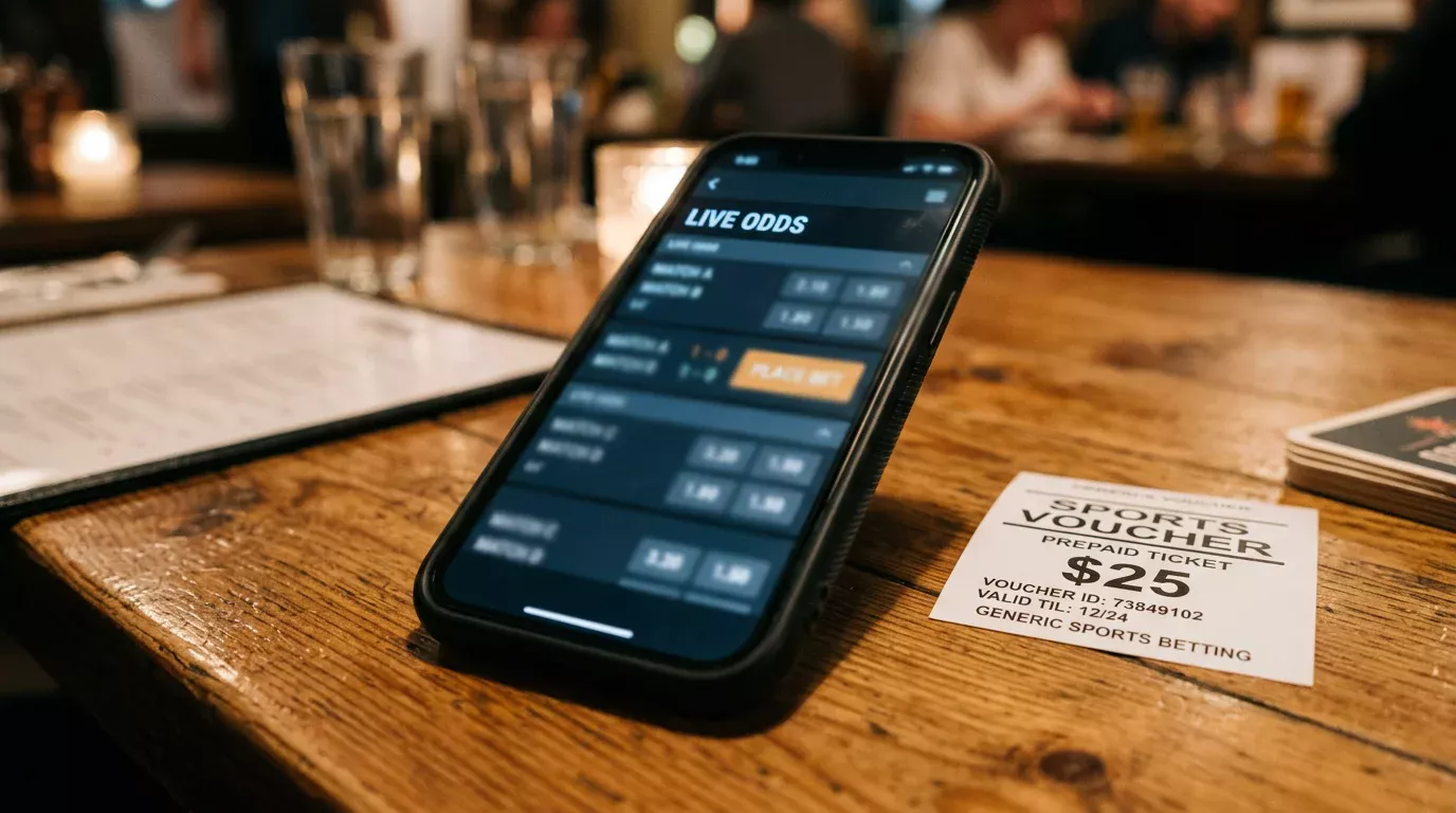 Pantalla de apuesta en directo con botón de cashout destacado junto a cupón paysafecard