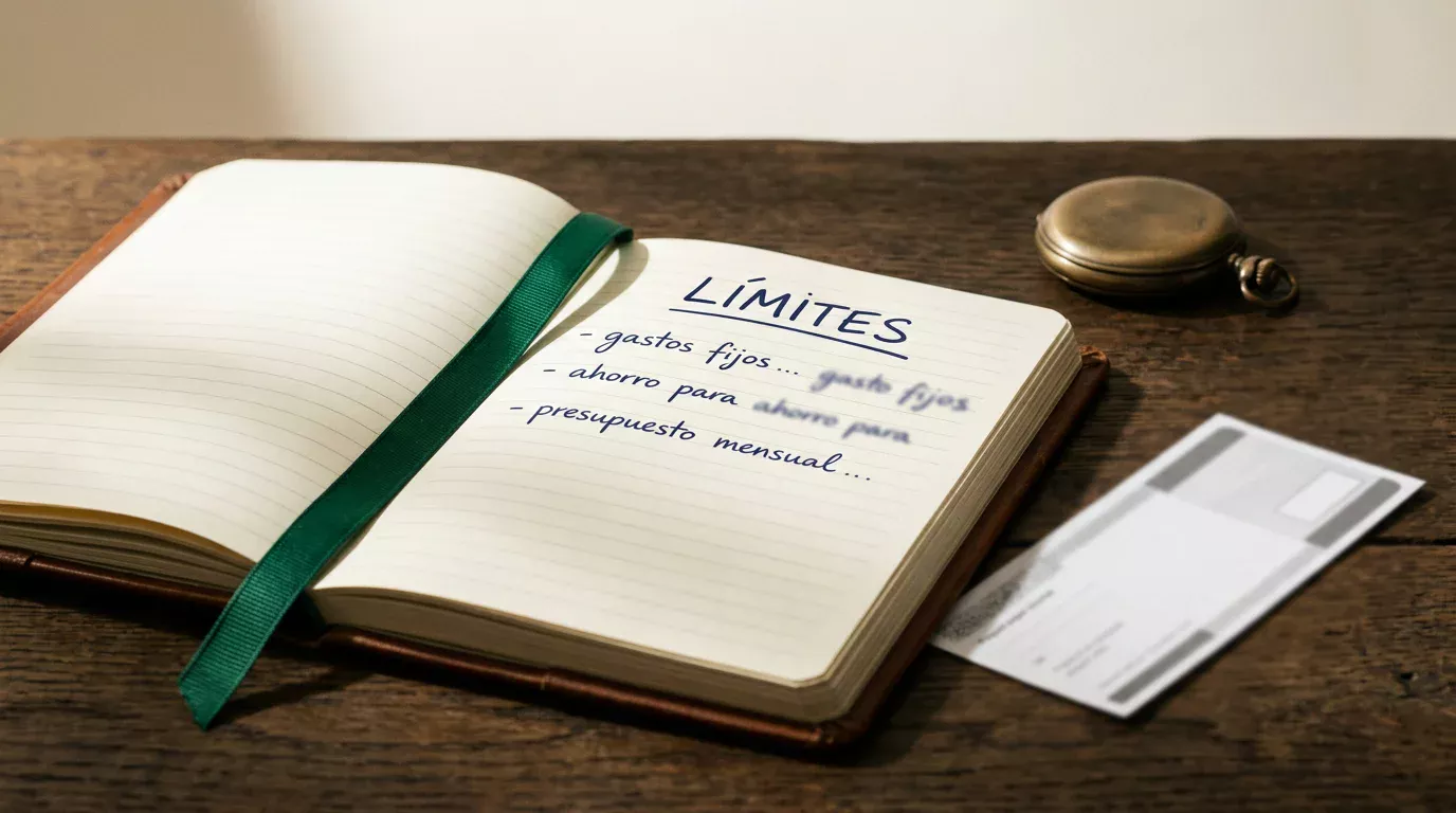 Juego responsable con paysafecard en apuestas: ficha prepago junto a cuaderno de límites y presupuesto